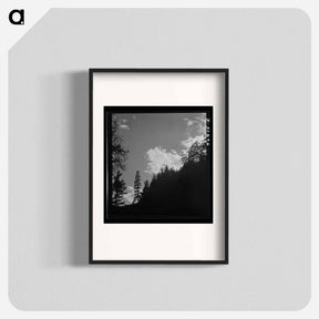 アートポスター-Shasta County Trees and Clouds
 - ラッセル リー Poster.