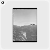 アートポストカード-Shasta Dam Construction
 - ラッセル リー Postcard.
