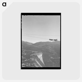 アートポストカード-Shasta Dam Construction
 - ラッセル リー Postcard.