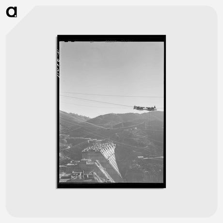 アートポストカード-Shasta Dam Construction
 - ラッセル リー Postcard.