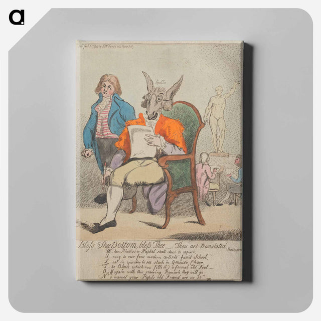 アートパネル-"Bless Thee Bottom, Bless Thee-Thou Art Translated"
 - イェール大学アートギャラリー Canvas.