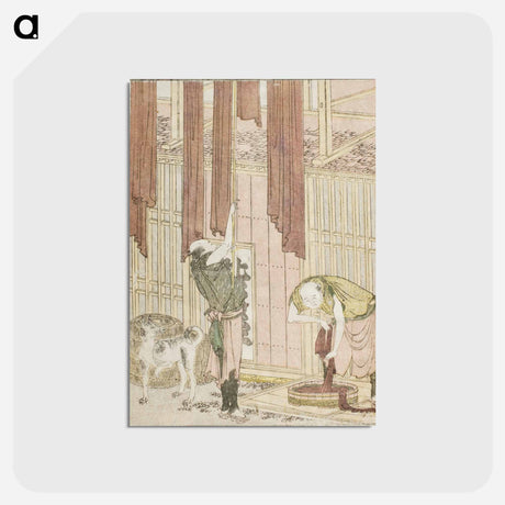 アートポストカード-Dyers - 葛飾 北斎 Postcard.