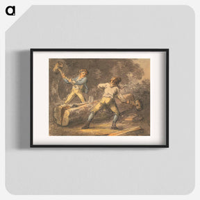 アートポスター-Split with Wedge and Beetel
 - イェール大学アートギャラリー Poster.