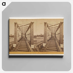 アートパネル-American River Trestle
 - エドワード マイブリッジ Canvas.