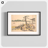 Tales of the Water Margin - Katsushika Hokusai Poster.
