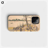 Tales of the Water Margin - Katsushika Hokusai Phone Case.