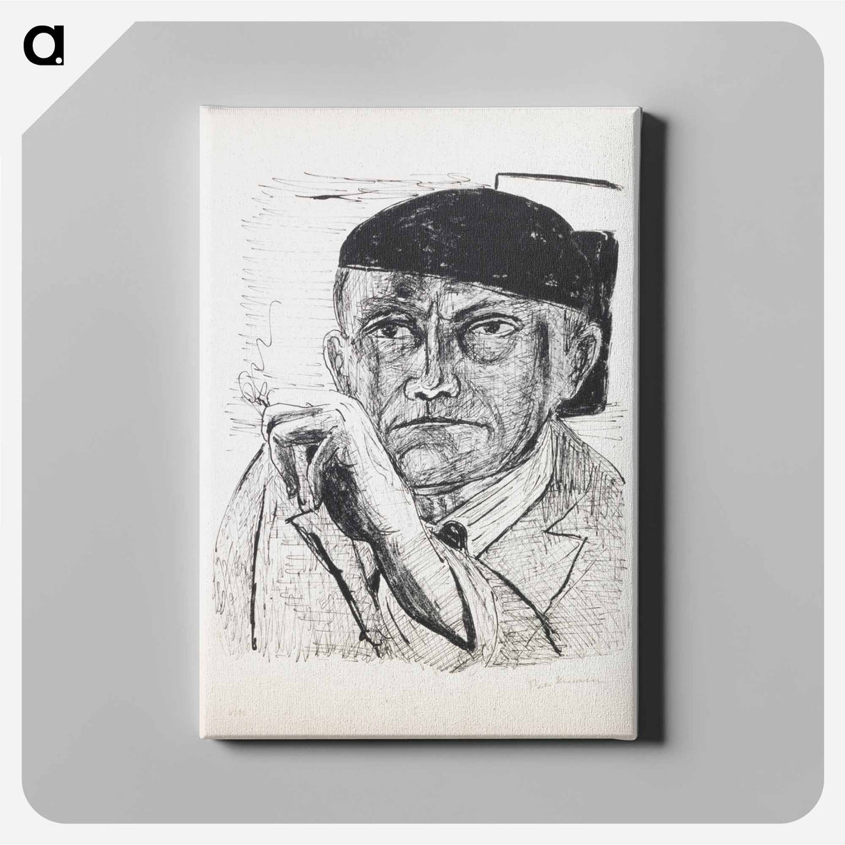 アートパネル-Self Portrait, plate 1 from the portfolio “Day and Dream”
 - セントルイス美術館 Canvas.