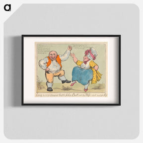 アートポスター-Long Look'd for Come at Last for John Bull and His Wife Stark Mad for Joy!!
 - イェール大学アートギャラリー Poster.