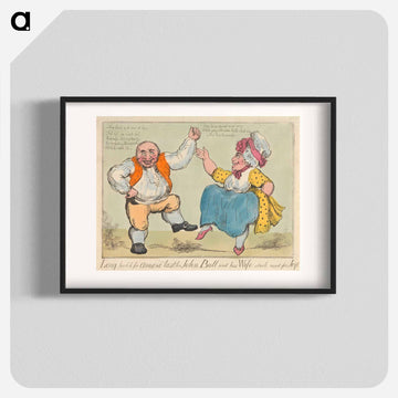 Long Look'd for Come at Last for John Bull and His Wife Stark Mad for Joy!!
 - イェール大学アートギャラリー Poster.