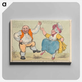 アートパネル-Long Look'd for Come at Last for John Bull and His Wife Stark Mad for Joy!!
 - イェール大学アートギャラリー Canvas.