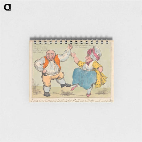 アートメモ帳-Long Look'd for Come at Last for John Bull and His Wife Stark Mad for Joy!!
 - イェール大学アートギャラリー Memo.