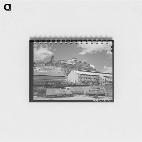 アートメモ帳-Dip Needle on Log
 - ラッセル リー Memo.