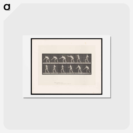 アートポストカード-Striking Man
 - エドワード マイブリッジ Postcard.