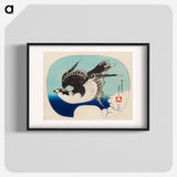 Nihonbashi - Katsushika Hokusai Poster.