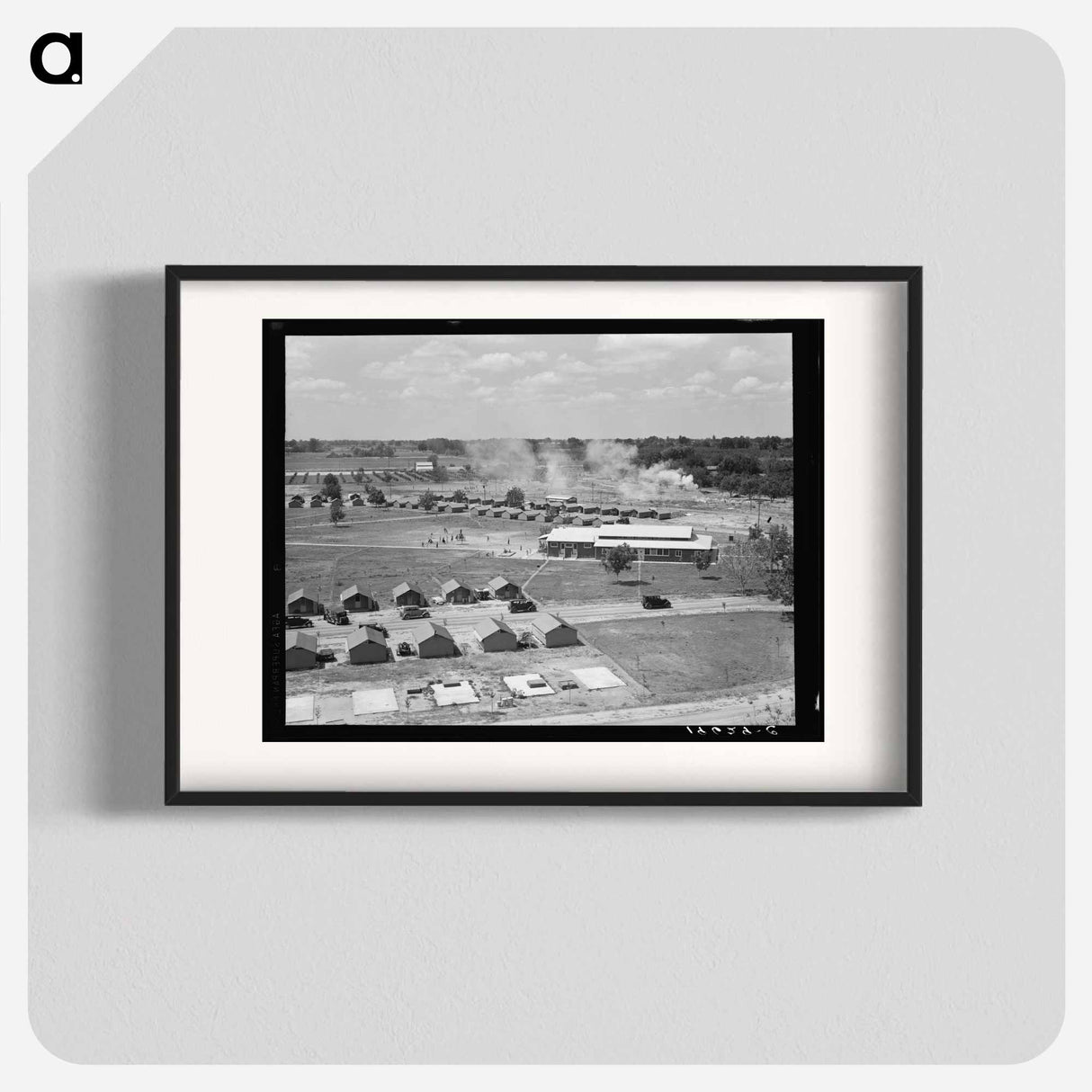 Tulare County, California. Farm Security Administration (FSA) camp for migratory workers at Farmersville. - Dorothea Lange Poster.