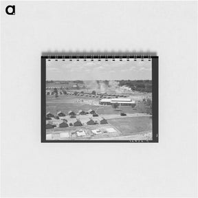 アートメモ帳-Tulare County, California. Farm Security Administration (FSA) camp for migratory workers at Farmersville. - ドロテア ラング Memo.