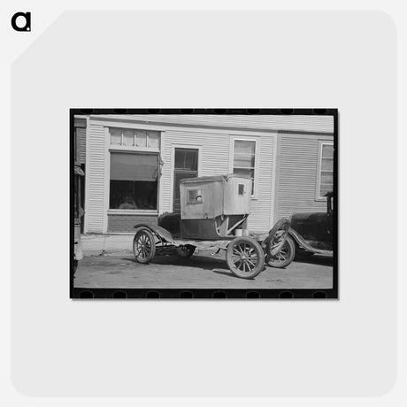 アートポストカード-Automobile, Cook, Minnesota
 - ラッセル リー Postcard.