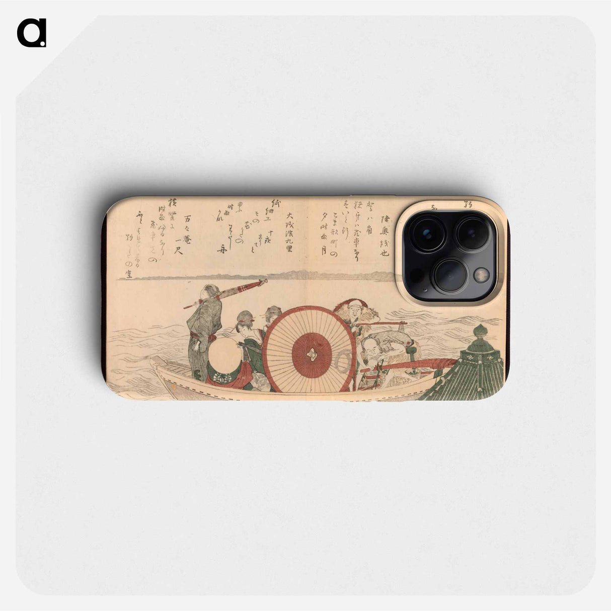 Tales of the Water Margin - Katsushika Hokusai Phone Case.
