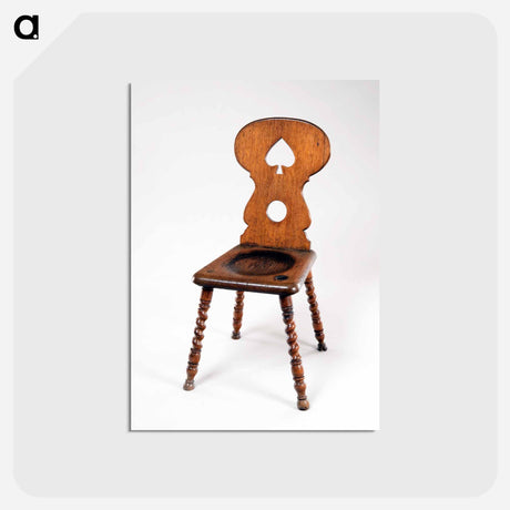 アートポストカード-Spade Back Chair
 - バーンズ・コレクション Postcard.