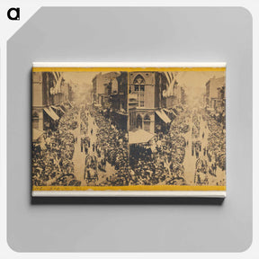 アートパネル-Montgomery Street, San Francisco
 - エドワード マイブリッジ Canvas.