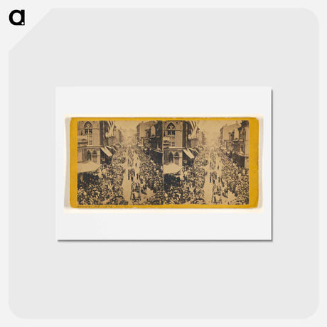 アートポストカード-Montgomery Street, San Francisco
 - エドワード マイブリッジ Postcard.