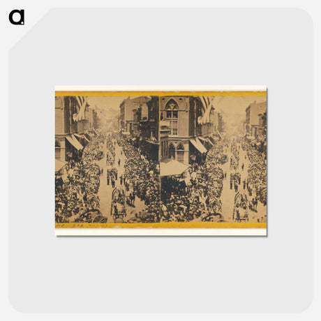 アートポストカード-Montgomery Street, San Francisco
 - エドワード マイブリッジ Postcard.