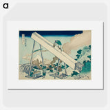 Tales of the Water Margin - Katsushika Hokusai Poster.