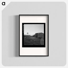 アートポスター-Untitled photo, possibly related to: Oregon, Marion County, near West Stayton. Bean pickers' children in camp at end of day - ドロテア ラング Poster.