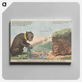 アートパネル-Foreign Amusements or the British Lion on the Watch
 - イェール大学アートギャラリー Canvas.