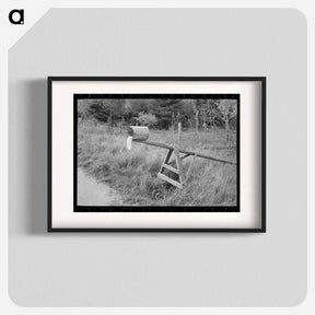 アートポスター-Cut-Over Farm Mailbox
 - ラッセル リー Poster.