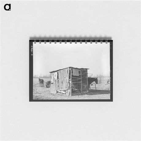 アートメモ帳-Cut-Over Farm Mailbox
 - ラッセル リー Memo.