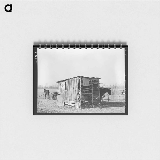 アートメモ帳-Cut-Over Farm Mailbox
 - ラッセル リー Memo.