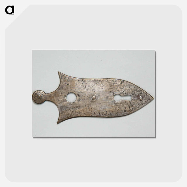 アートポストカード-Keyhole and Latch Escutcheon
 - バーンズ・コレクション Postcard.