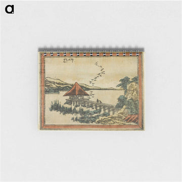Pages from the New Illustrated Edition of 'Tales of the Water Margin’ - 葛飾 北斎 Memo.