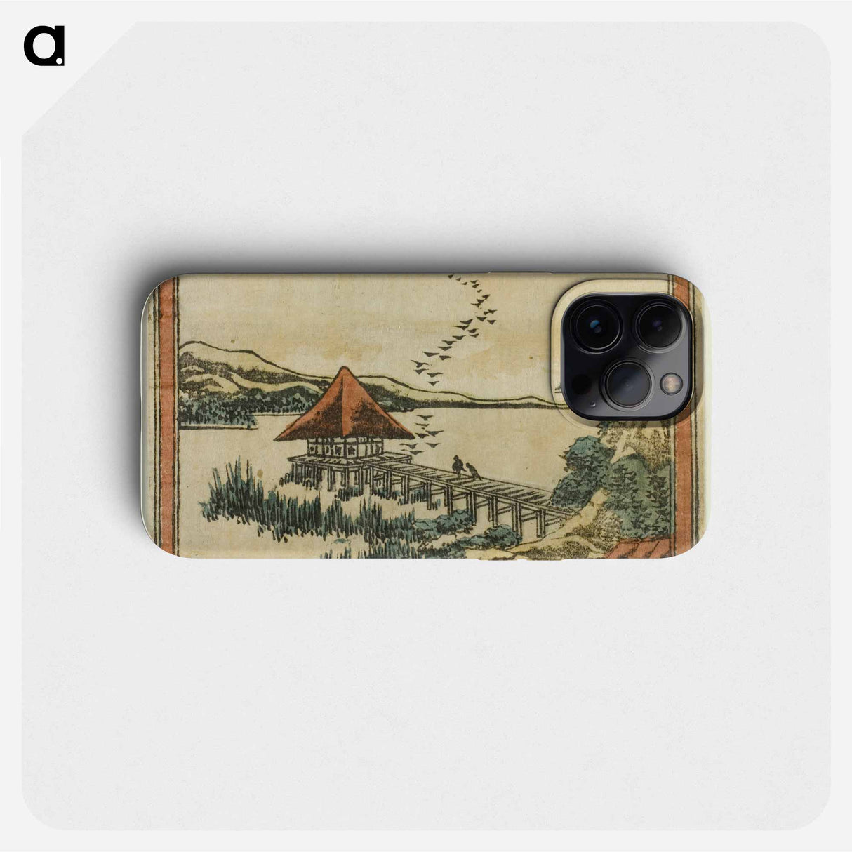 Pages from the New Illustrated Edition of 'Tales of the Water Margin' - Katsushika Hokusai Phone Case.