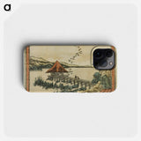 Pages from the New Illustrated Edition of 'Tales of the Water Margin' - Katsushika Hokusai Phone Case.