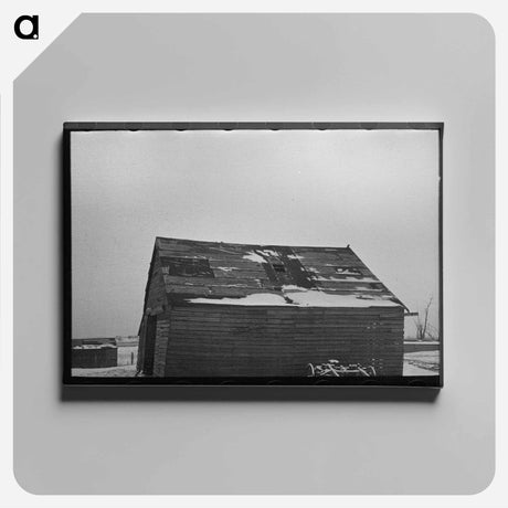 アートパネル-Man Asleep in Park
 - ラッセル リー Canvas.