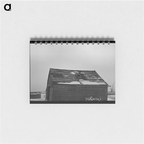 アートメモ帳-Man Asleep in Park
 - ラッセル リー Memo.