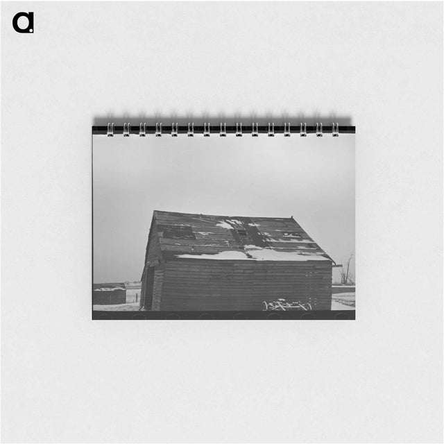 アートメモ帳-Man Asleep in Park
 - ラッセル リー Memo.