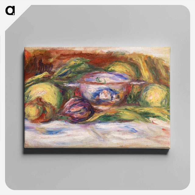 アートパネル-Bowl, Figs, and Apples
 - バーンズ・コレクション Canvas.