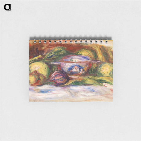 アートメモ帳-Bowl, Figs, and Apples
 - バーンズ・コレクション Memo.