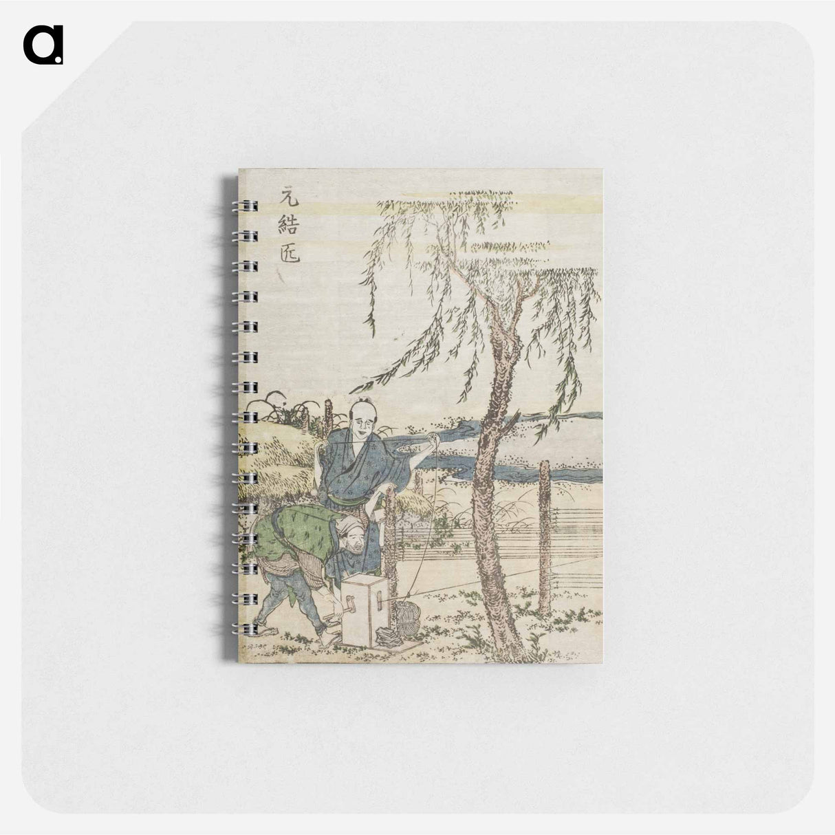 Paper Hair-cord Maker - 葛飾 北斎 Memo.
