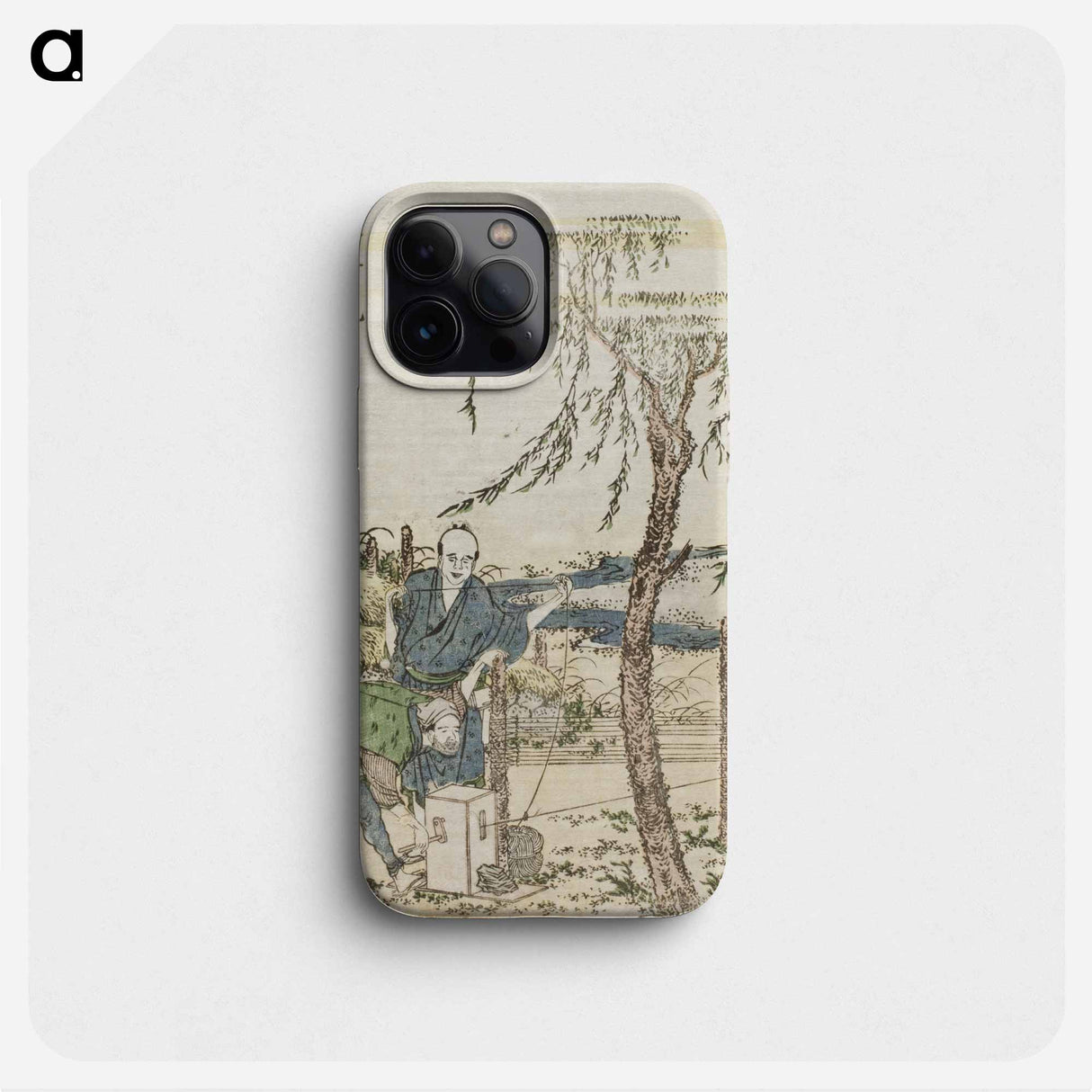 Paper Hair-cord Maker - Katsushika Hokusai Phone Case.