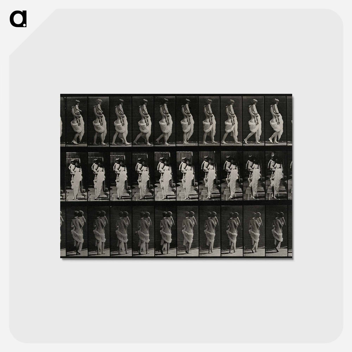 アートポストカード-Mother and Child
 - エドワード マイブリッジ Postcard.