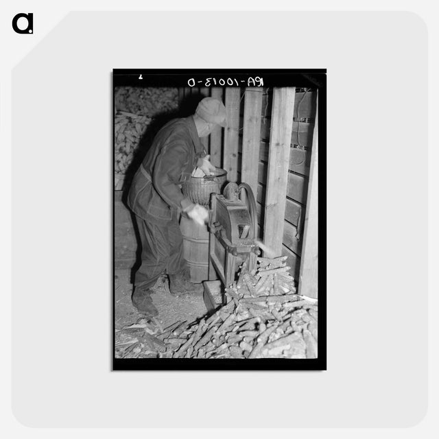 アートポストカード-Shelling Corn
 - ラッセル リー Postcard.