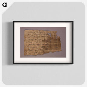 アートポスター-Papyrus Fragment
 - セントルイス美術館 Poster.