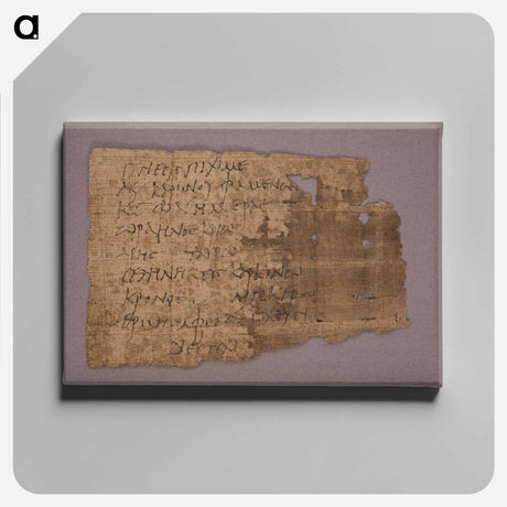 アートパネル-Papyrus Fragment
 - セントルイス美術館 Canvas.