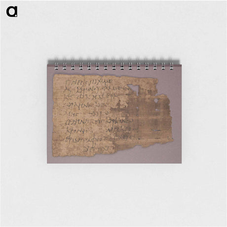 アートメモ帳-Papyrus Fragment
 - セントルイス美術館 Memo.