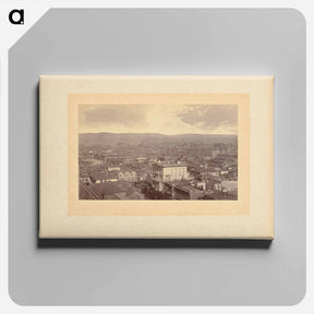 アートパネル-View Overlooking the City and the Bay
 - エドワード マイブリッジ Canvas.