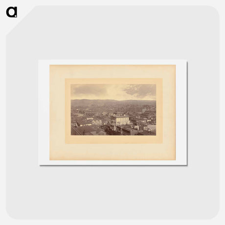 アートポストカード-View Overlooking the City and the Bay
 - エドワード マイブリッジ Postcard.